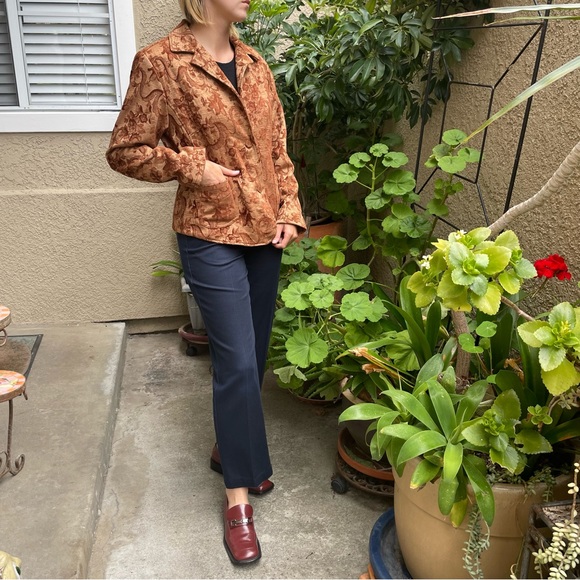 Vintage tan tapestry jacket - Picture 2 of 14